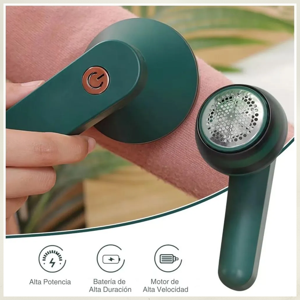 Removedor de pelusa recargable