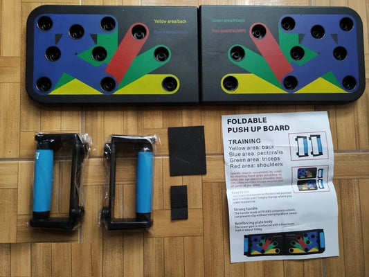 Tabla de Flexiones Plegable – Entrena todo tu cuerpo en casa💪