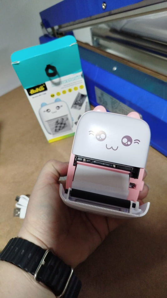 Mini Impresora Térmica Portátil – Imprime en segundos desde tu celular