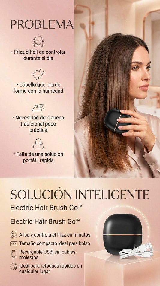 Peine Alisador Portartil Recargable